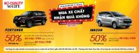 Chương trình ưu đãi dành cho khách hàng mua xe Fortuner và Innova trong tháng 9 và tháng 10